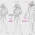 MMC Character Design Iterations